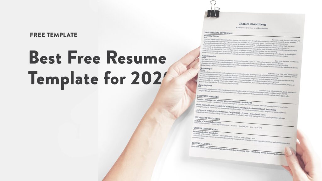 Best 16 free resume templates