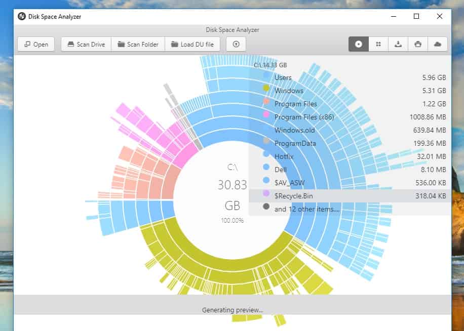 Best Disk Space Analyzer for Windows 10