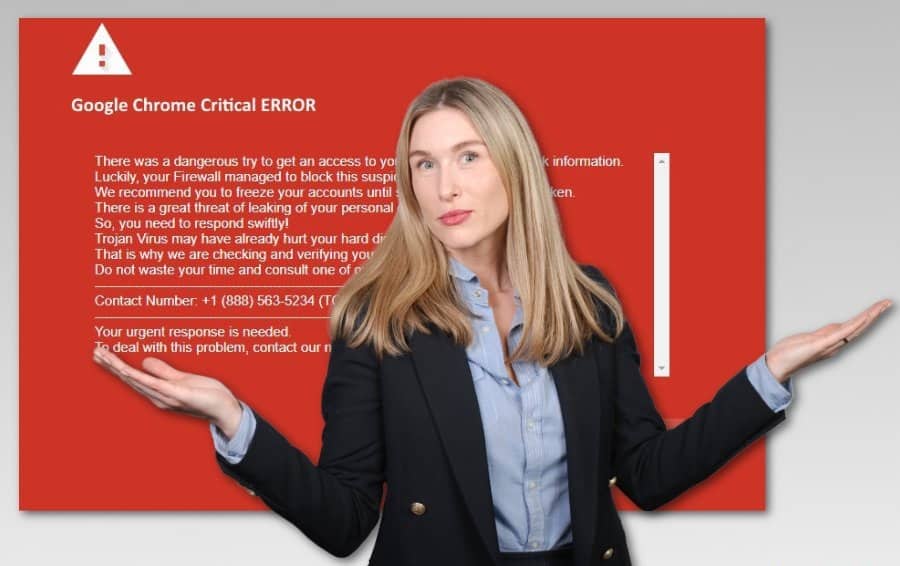 Google Chrome Critical Error