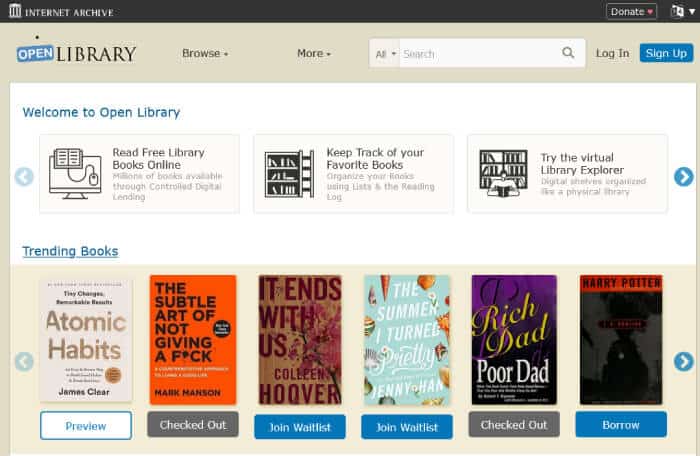 Top 20 ZLibrary Alternative Best Ebook Libraries [Recent Updated]